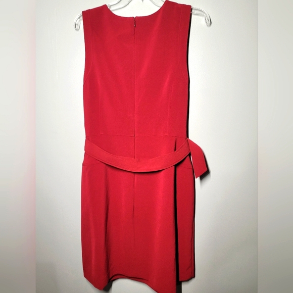 Worthington Dress Womens Size 16 Sleeveless Laredo Red Or Maroon - Picture 2 of 7
